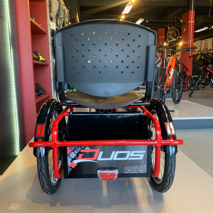 Triciclo Duos Fox Elétrico Aro 20 Vermelho