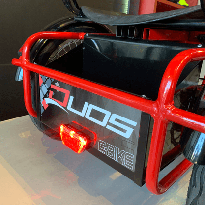 Triciclo Duos Fox Elétrico Aro 20 Vermelho