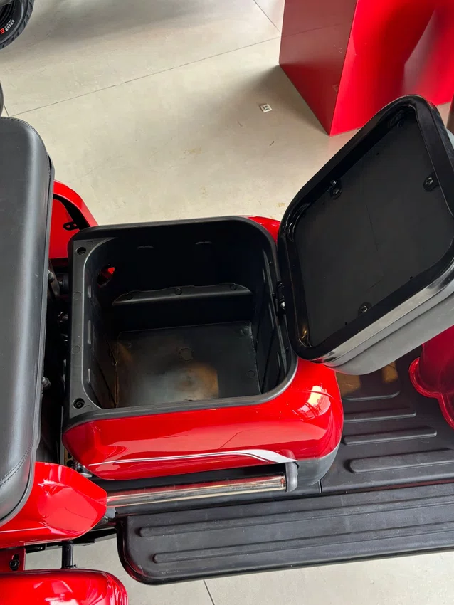 Triciclo Eletrico Duos Fenix 48V 750W Vermelho