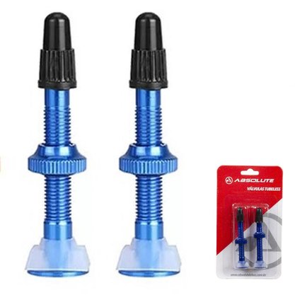 Valvula Tubeless Absolute 48mm Azul