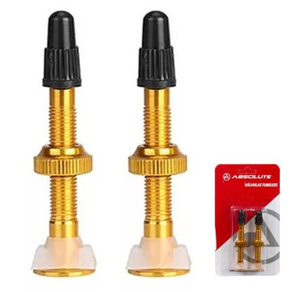 Valvula Tubeless Absolute 48mm Dourado