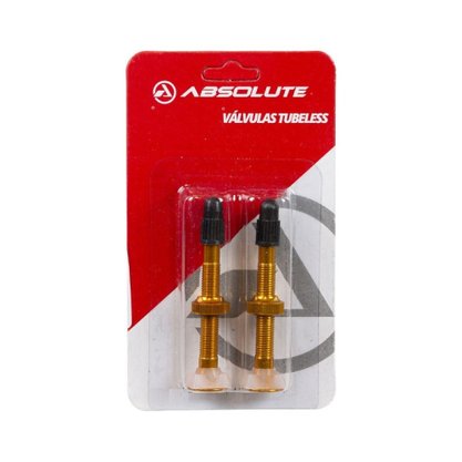 Valvula Tubeless Absolute 48mm Dourado