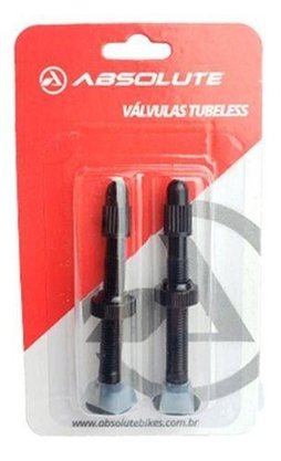 Valvula Tubeless Absolute 48mm Preto