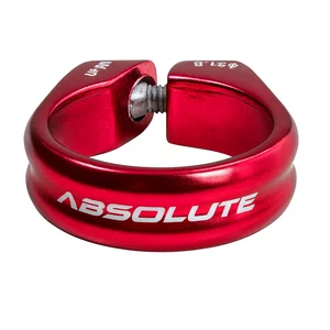 Abraçadeira De Selim Absolute Alumínio 31,8 mm x at161 Vermelho