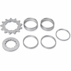 Adaptador single 13d alum prata