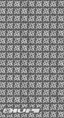 Bandana Hupi Simbol Cinza