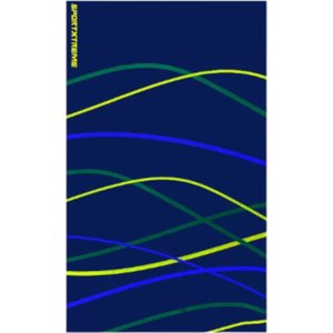 Bandana SportXtreme Copacabana Azul e Amarelo e Verde