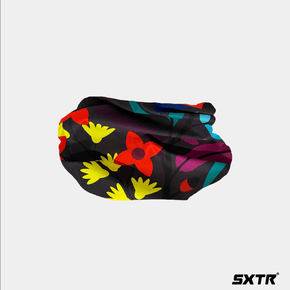 Bandana SportXtreme IVY Preto e Roxo e Azul