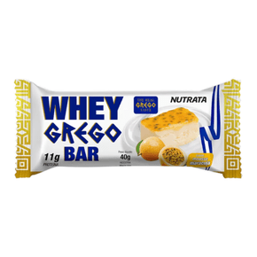 Barra de Proteína Nutrata Whey Grego Bar Mousse de Maracujá 40g