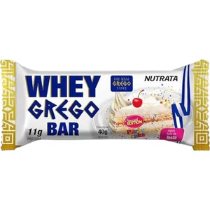 Barra de Proteina Nutrata Whey Grego Barrra Bolo de Festa 40g - Unidade