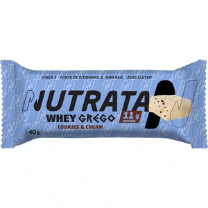 Barra de Proteina Nutrata Whey Grego Cookies e Cream - Unidade