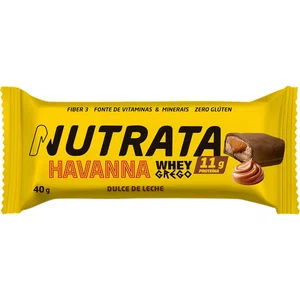 Barra de Proteina Nutrata Whey Grego Doce de Leite Havanna 40g - Unidade