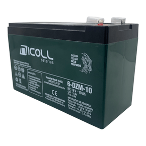 Bateria Nicoll 12v 10 AH - 6-DZM-10