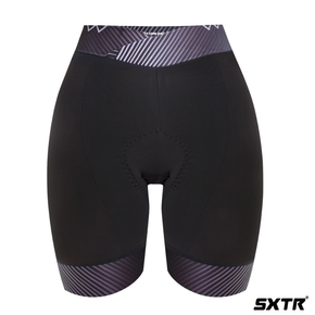 Bermuda Sport Xtreme Sport Brava Dark Feminina Preto e Cinza
