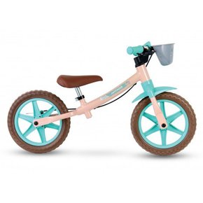 Bicicleta Nathor Balance Love Aro 12 Rosa e Verdeㅤㅤㅤㅤㅤㅤ