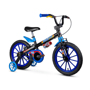 Bicicleta Nathor Tech Boys 5 Aro 16 Azul e Preto