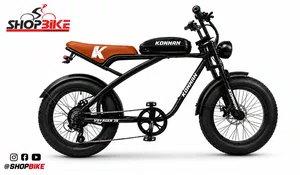 Bicicleta A20 Eletrica Konnan 750w Preto/ Branca