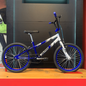 Bicicleta Ultra UM20 Cross Aro 20 Branco e Azul