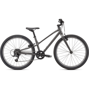 Bicicleta Specialized Jett Aro 24 microSHIFT 8v 2023 Cinza Escuro e Prata