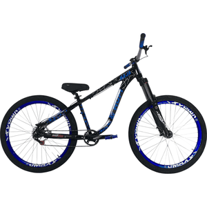 Bicicleta Hupi Naja v9 Aro 26 Preta e Azul