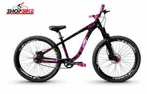 Bicicleta a26 hupi naja v9 single preto/rosa