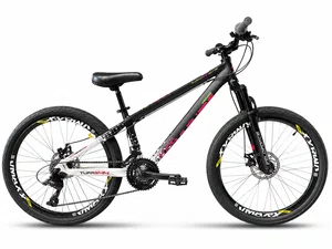 Bicicleta a26 viking tuff-44 peak 21v preta/branca/rosa