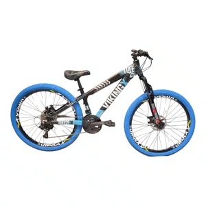 Bicicleta a26 vikingx tuff 25 shimano 21v preta/azul/branca Bicicleta a26 vikingx tuff 25 shimano 21v preta/azul/branca
