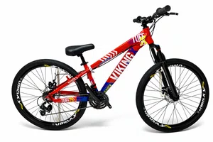 Bicicleta a26 vikingx tuff 25 shimano tourney 21v vemelho/branco/azul