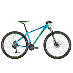 Bicicleta Groove Hype 70 Altus 27v Aro 29 2023 Azul e Verde e Preto