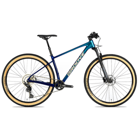 Bicicleta Groove Rhythm 7 Carbon Aro 29 Deore 12v 2023 Azul Prism e Azul Escuro