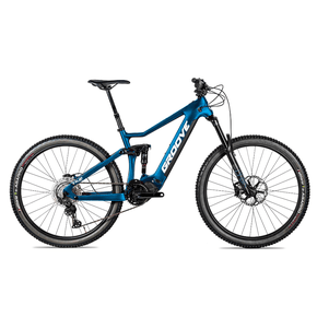 Bicicleta Groove E-Slap Carbon Aro 29 Deore 12v 2023 Azul e Branco