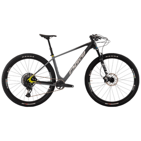 Bicicleta Oggi Agile Pro Carbon Aro 29 GX AXS 12v 2023 Grafite e Preto e Verde