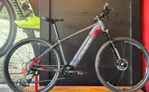 Bicicleta a29 oggi big wheel 8.0 8v cinza/vermelho