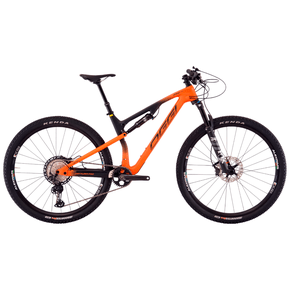 Bicicleta Oggi Cattura Pro T-20 Carbon Aro 29 XT 12v 2023 Laranja e Preto