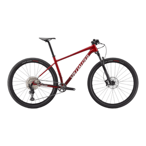 Bicicleta Specialized Chisel Comp Aro 29 SLX 12v 2022 Vermelho Escuro e Branco