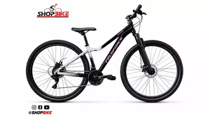 Bicicleta a29 Veloforce Kanne 21v Preto/Cinza/Roxo