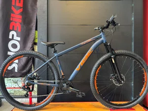 Bicicleta A29 Vibe Shimano 21v Azul Petroleo/Laranja
