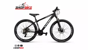 Bicicleta A29 Vibe Shimano 21V Preto/Branco - Shopbike