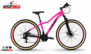 Bicicleta A29 Vibe shimano 21V Rosa/Preto