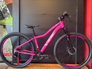 Bicicleta a29 vibe shimano 21v t-15 rosa neon