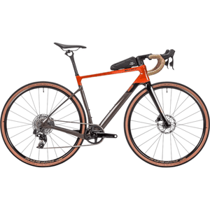 Bicicleta Swift Univox GR Evo Carbono Aro 700 Sram Rival ASX 12v Laranja e Preto e Cinza
