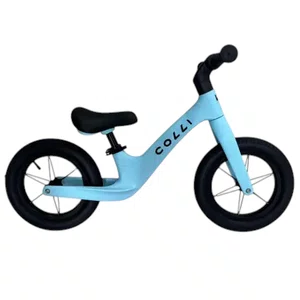 Bicicleta colli Aro 12 Balance Azul Champanhe e Pretoㅤㅤ