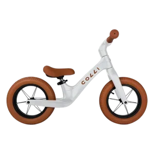 Bicicleta Colli Aro 12 Balance Branco e Marromㅤㅤㅤㅤㅤㅤㅤㅤㅤ