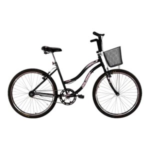 Bicicleta Dalannio Beach Aro 26 Feminina Preto