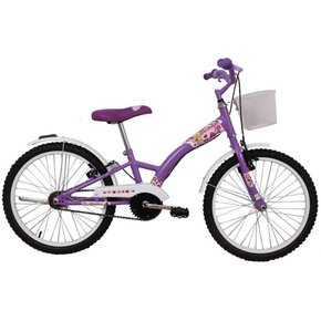 Bicicleta Dalannio Fashion Aro 20 Lilas e Brancoㅤㅤㅤㅤㅤㅤㅤ