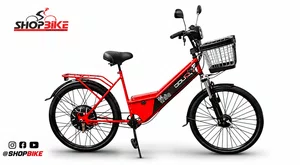 Bicicleta Eletrica A26 Duos 2026 Confort vermelho