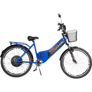 Bicicleta Eletrica Aro 26 Duos Confort Azul