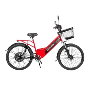 Bicicleta Eletrica A26 Duos Full 2026 Lítio Vermelha