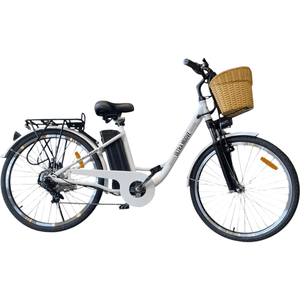 Bicicleta Elétrica Ultramoove Santorini R6 Aro 26 Tourney 7v Branca