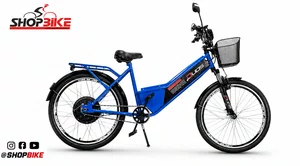 Bicicleta Eletrica Aro 26 Duos Confort Azul
